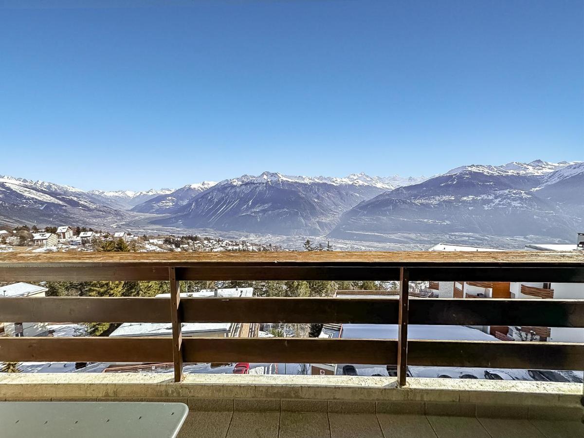 Pied-A-Terre In Crans-Montana, Pool And View - Swiss Alps Leilighet Eksteriør bilde