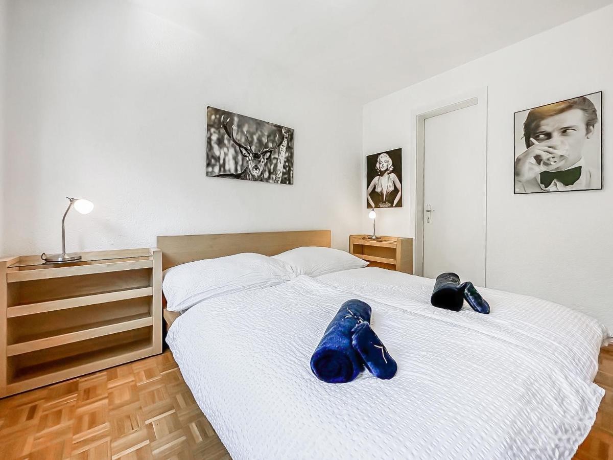 Pied-A-Terre In Crans-Montana, Pool And View - Swiss Alps Leilighet Eksteriør bilde